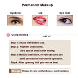 Lip Permablend Pigments Profesional Pmu Micropigmentation Pigments Makeup Tattoo Ink Microblading Paints Body Art Accessoire