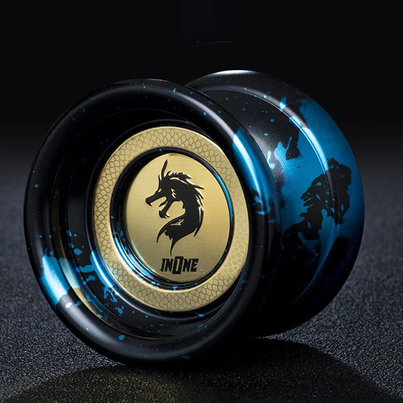 New Magic Yoyo Metal Professional Yoyo with 10 Ball Bearing Alloy Aluminum High Speed Unresponsive Yo Yo Classic Toys for Kids