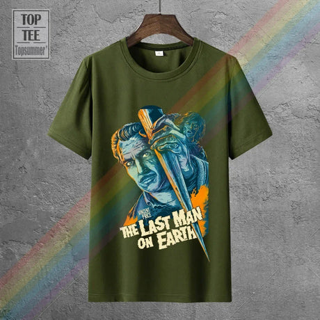 The Last Man On Earth Vincent Price T-Shirt Men T Shirt Men New Arrival Short T-Shirt Cool T-Shirts Plain T Shirt Vintage Tshirt