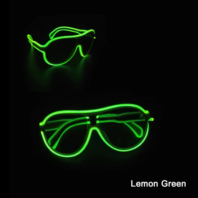 Funny Luminous LED Children‘s Glasses Glow Sunglasses Neon Light Glasses For Kids Halloween Festival Supplies