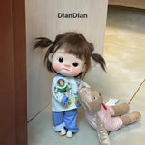 DianDi  Dianmei Happy Smile Grievance Expression Head BJD 1/6 Fat Dian Body High Quality Doll Surprise Gifts