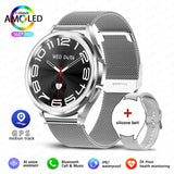 1.43 Inch 360 * 360 HD AMOLED Smartwatch Men GPS Sports Fitness Tracker Health Monitoring Waterproof Bluetooth Call Smart Watch