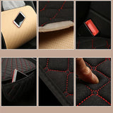 Summer Flax Car Seat Cover Linen Fabric Automobiles Seat Cushion Breathable Chair Protector Pad Mat Universal for Car Truck SUV