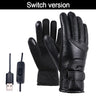 Moto Gloves Motorcycle Electric Heated Gloves Windproof Cycling Skiing Warm Heating Glove USB Powered Touch Screen Heating Glove