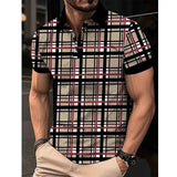 Euro size Fashion Boutique Men's Polo Shirt Summer Casual Business Versatile Clothing Comfortable Breathable Polo sleeve Top