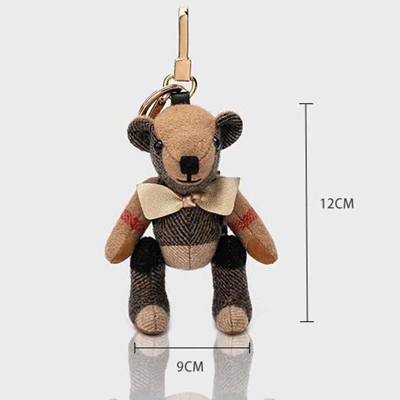 Doll Teddy Bear Backpack Cartoon Limb Rotation Cashmere Wool Bag Ornament Car Keychain