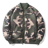 Double-side Jackets Men Camouflage Bomber Jacket Spring Autumn New  Outerwear Aviator Baseball Jackets Outdoor Clothing Male