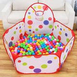 120cm Baby Play Tent Ball Pool Toys Portable Folding Play House Indoor Outdoor Toys for Kids Infant Toddler Birthday Xmas Gift