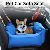 Dog Car Seat for Small Dogs Fully Detachable and Washable Pet Dog Car seats Soft Dog Booster Sofa Travel Carrier Bed