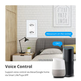 Zemismart Tuya Zigbee Smart Brazil Socket 10A 20A Two Brazil Outlets Alexa Google Home Smart Life App Control