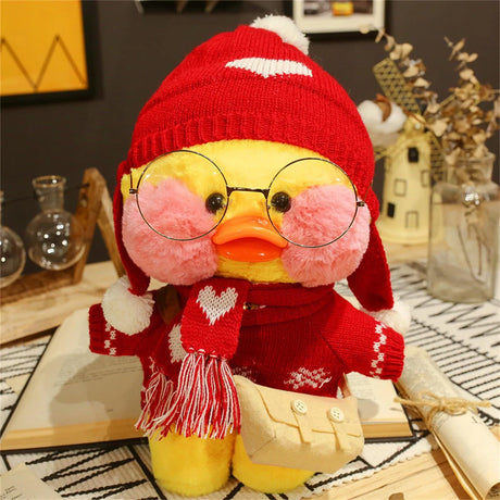 Cartoon Cute Duck Plush Toy Soft Stuffed Dolls Pillow Decor Mimi Duck Ornament Animals Toys Birthday Gift For Kids Girls