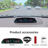 B3 G3 GPS / OBD Multifunctional Car HUD Head Up Display Car Speedometer Accessories RPM Water Temperature Overspeed Alarm