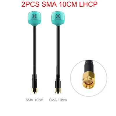 2PCS Foxeer Lollipop 4 Plus 4+ FPV Antenna 5.8G 2.6Dbi Omni Mini Antenna RHCP LHCP SMA MMCX UFL For RC FPV Racing Drone