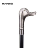 Duck Head Single Joint Walking Stick with Hidden Plate Self Defense Fashion Cane Plate Cosplay Crosier Stick 93cm