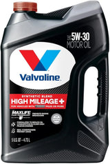 Valvoline High Mileage 150K with Maxlife Plus Technology Motor Oil SAE 5W-30 5 QT