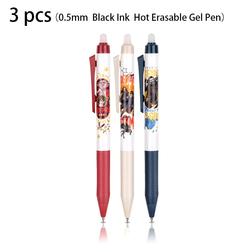 Deli 0.5mm 0.38mm Black Ink Harry Potter Gel Pen Office Supplies School Supplies Stationery Kawaii Gel Pen Signature Pen