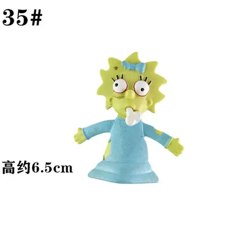 NJ Croce The Simpsonas Figure Bendable Doll Ornaments Accessories Fantasy Figurines Children Present