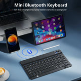 Spanish French Bluetooth Wireless Keyboard Azerty Russian Korean For iPad Mac PC Tablet Cell Phone Laptop And Mouse Mini With N