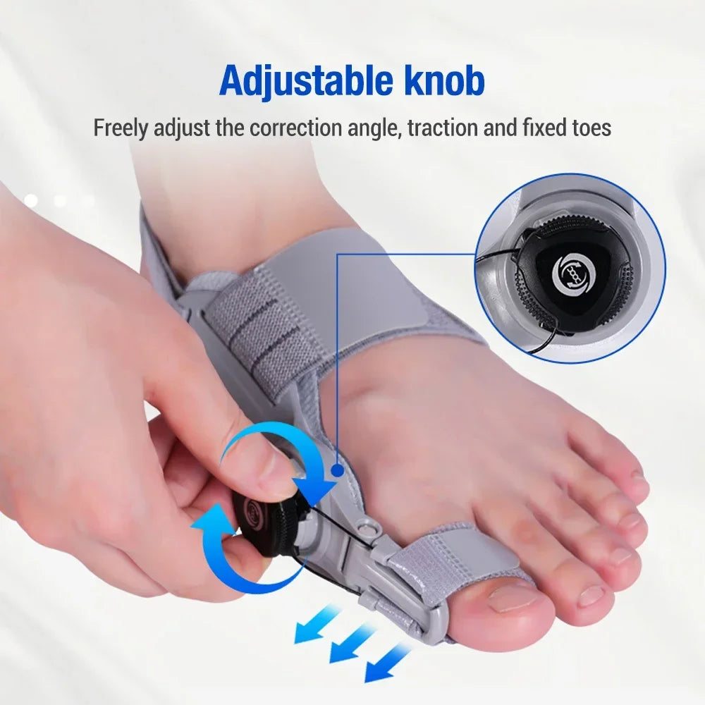 Bunion Splint Corrector Big Toe Straightener Foot Hallux Valgus Support Brace Orthopedic Aid Footcare Pain Relief Unisex