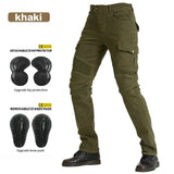 Men Jeans Men Motorcycle Pants Motorcycle Jeans Protective Gear Riding Touring Motorbike Trousers With Hip and Knee Gears