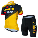 2023 Cycling Kit Men JUMBO Racing Team Cycling Jersey Set Summer MTB Maillot Bicycle Clothes Outdoor Equipment Cycling Clothing