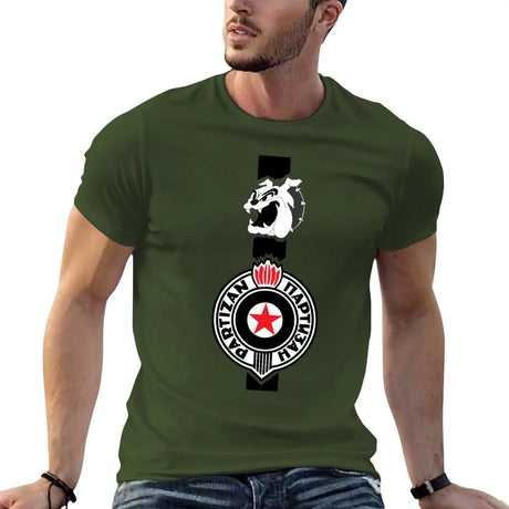 Partizan T-Shirt shirts graphic tees blanks quick drying sweat shirt mens plain t shirts