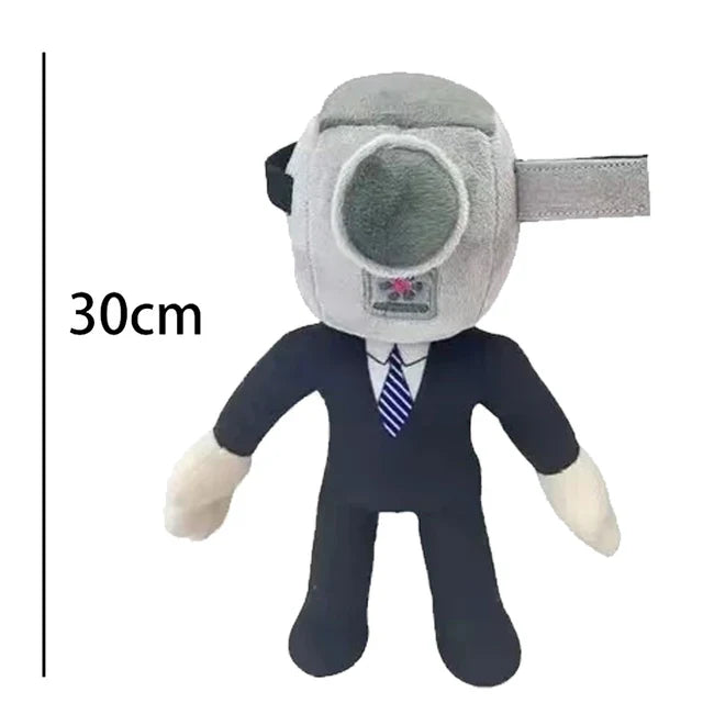 1/11pcs Skibidi Toilet Plush Toys Game Cartoon Toilet tv Man Doll Speakerman Bosses Stuffed For Kids Birthday Christmas Gifts