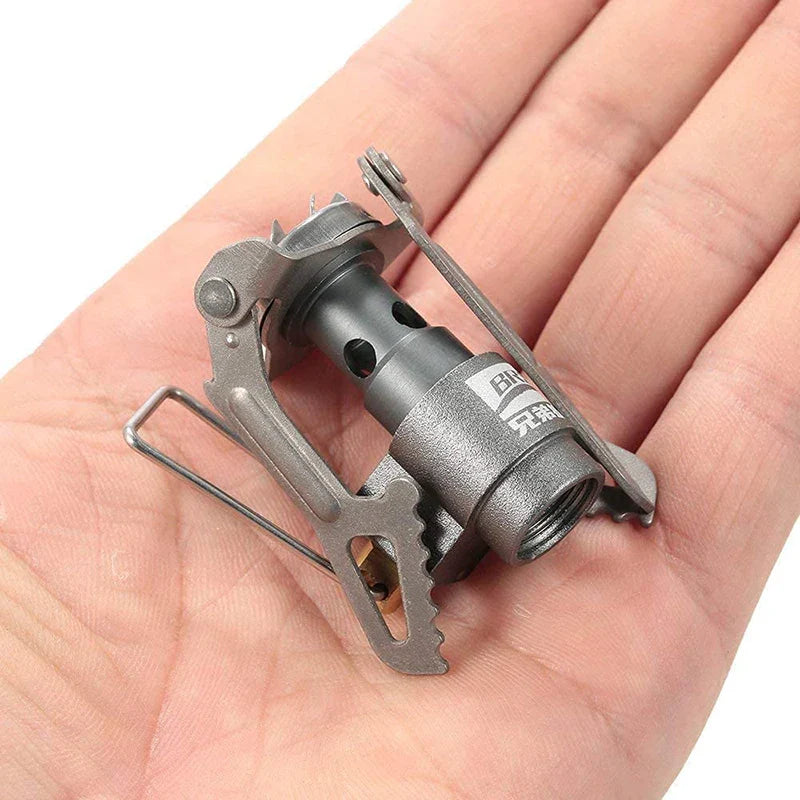 BRS-3000T Ultra-light Titanium Alloy Camping Stove Gas Stoves Outdoor Cooker Outdoor Gas Stove Miniature Picnic Stoves