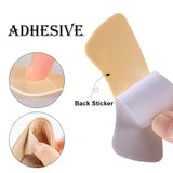 5 Pairs Heel Insoles Patch Pain Relief Anti-wear Cushion Pads Feet Care Heel Protector Adhesive Back Sticker Shoes Insert Insole