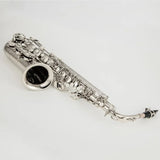 Professional Alto Saxophone Eflat E-flat Brass Nickel Plated Saxophone High Quality Beginner Musical Instrument Gift