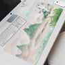 Mouse Pad Gamer Landscape Painting XL Large Mousepad XXL Mechanical Keyboard Pad Non-Slip Office Office Accessories Mice Pad