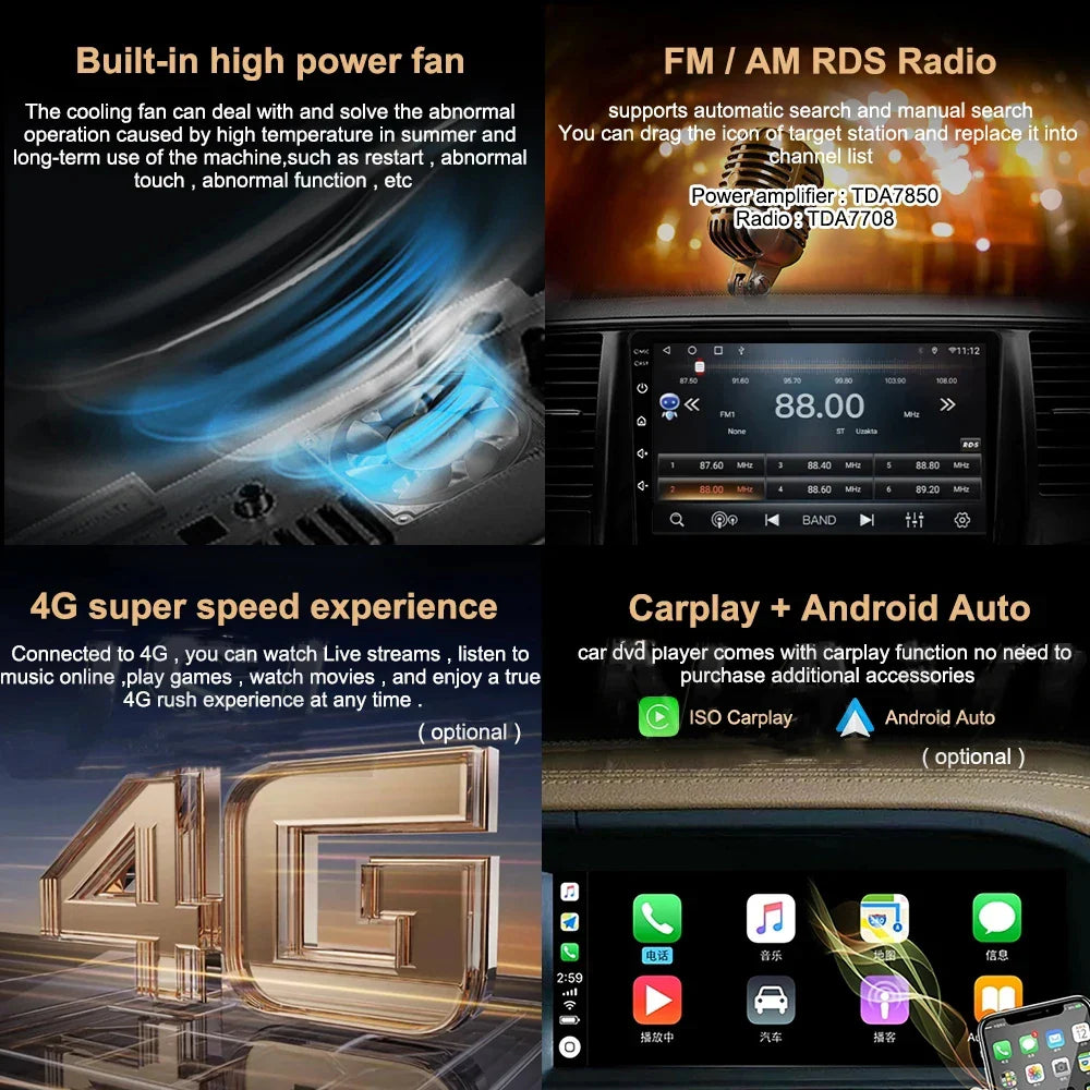 9 Inch Carplay Android Radio For RENAULT KADJAR 2015 - 2019 Intelligent System 8 core Multimedia Player Touch Screen 5G Display