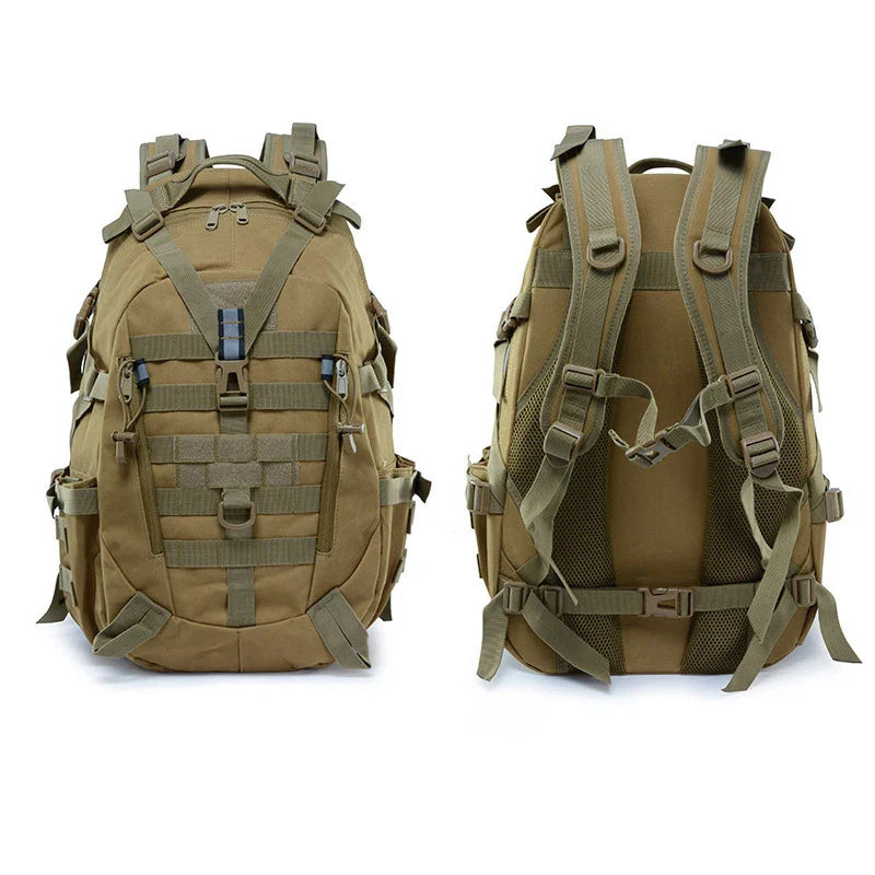 Men's backpack large capacity hiking camping canvas travel backpack men's camouflage sports outdoor tactical backpack