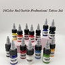 14Colors Professional Tattoo ink for Body Art Natural Plant Waterproof Micro Pigment Permanent Tattoo Ink For Body Art Paint