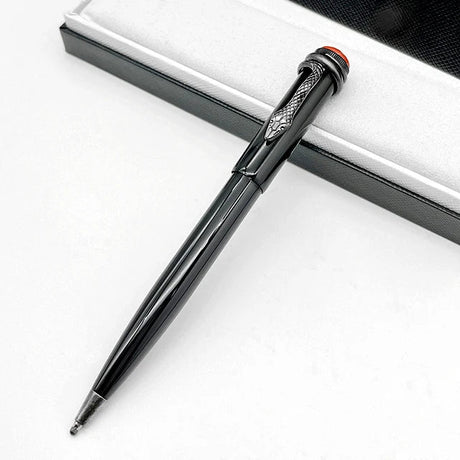 PPS Inheritance Series MB Red&Black Classic Fountain Rollerball Ballpoint Pen with Exquisite Snake Clip Writing Smooth