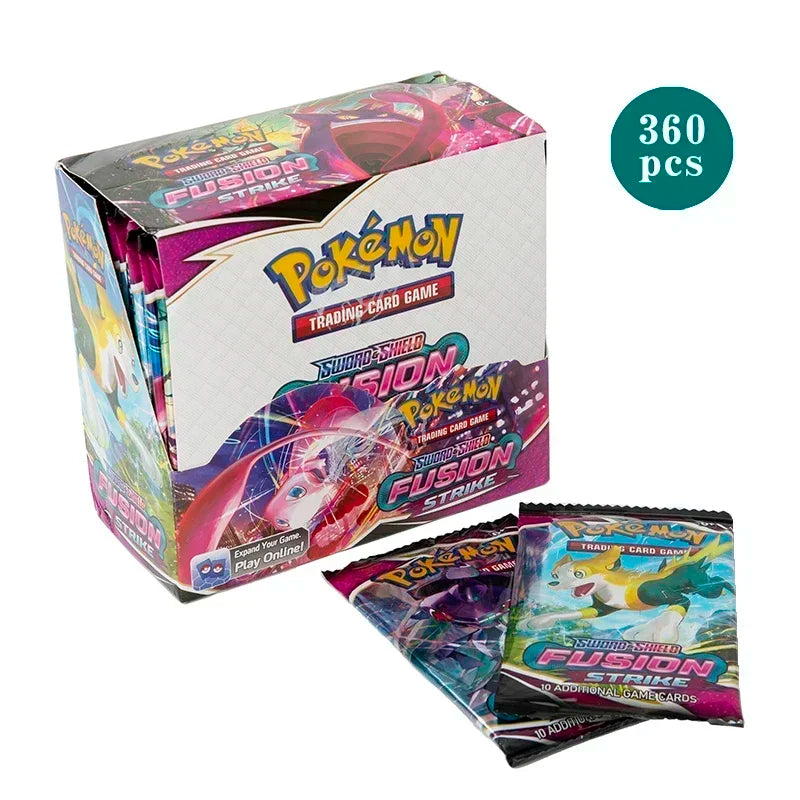 New 360Pcs Box Pokemon Card Shining Fates Style English Booster Battle Carte Trading Card Game Collection Cards Toys Kids Gifts