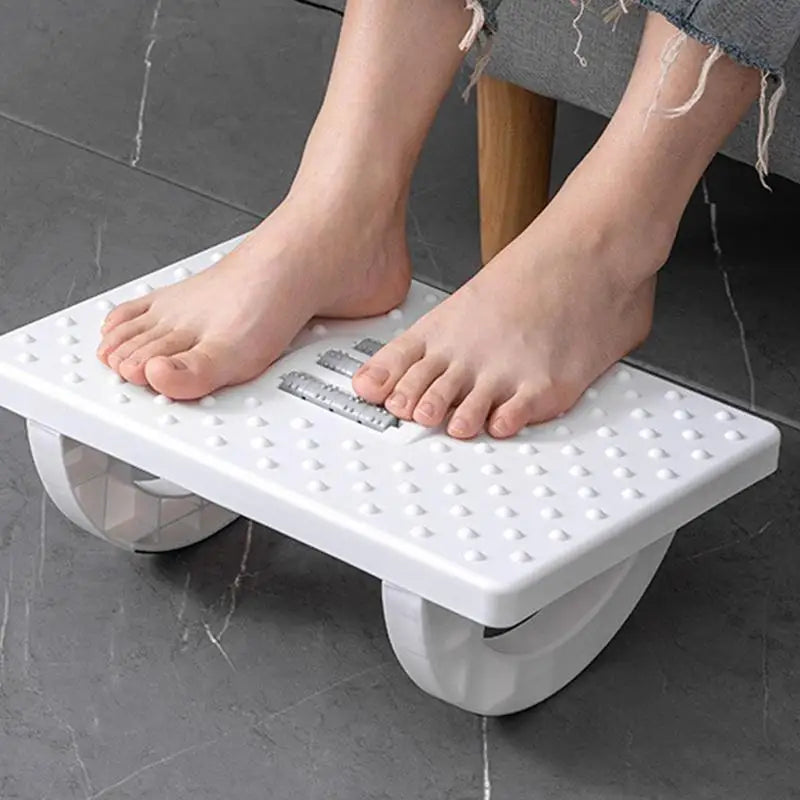 Portability Foot Rest Under Desk Footrest Ergonomic Foot Stool with Massage Rollers Foot Rest for Home Office Work Fast Ship