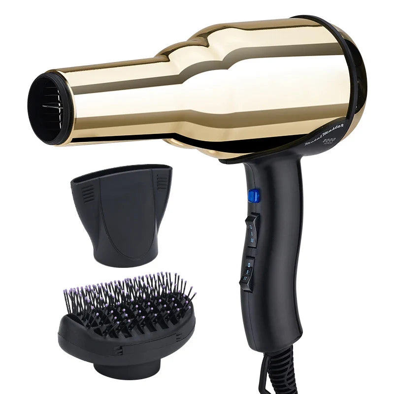 8000W Hair Dryers Home Appliance Multi-gear Blow Drier Hot And Cold Professional Hair dryer Adjustable Personal Care