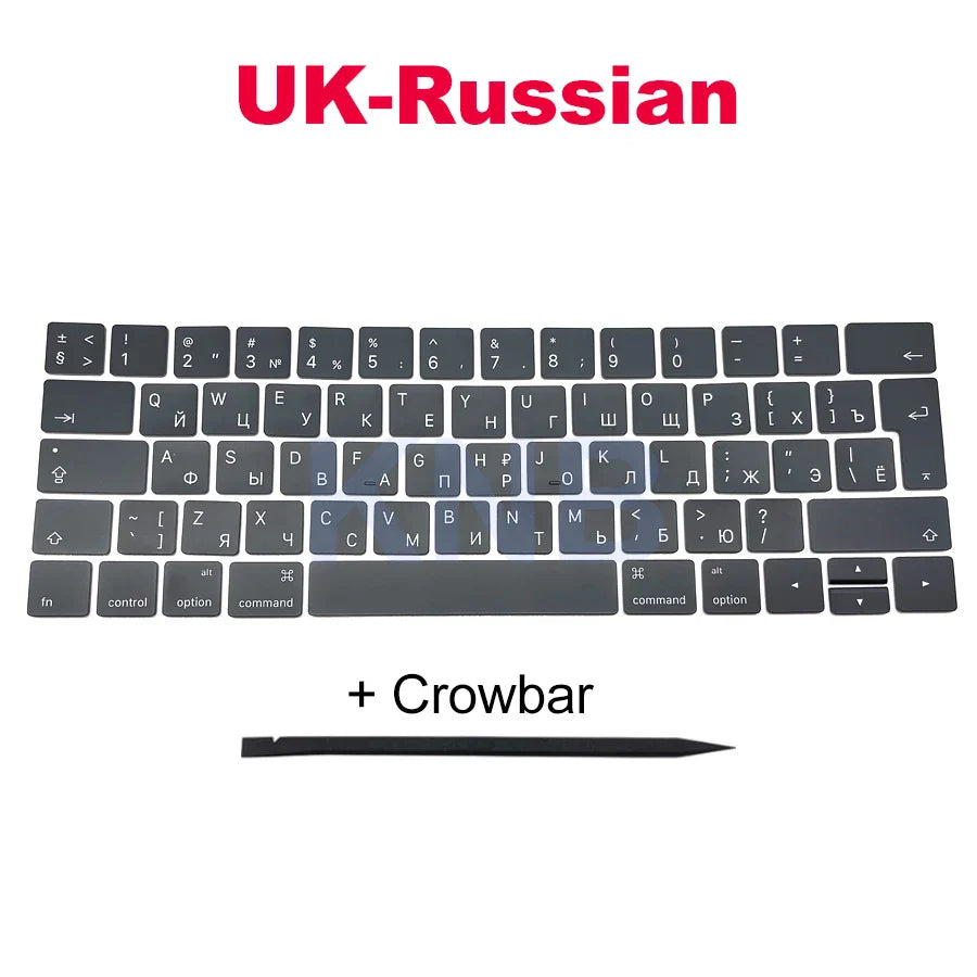 Full Keycaps US UK Spain French Korean For Macbook Pro Retina 13" A1706 15" A1707 Keyboard Keys Replacement key cap 2016 2017