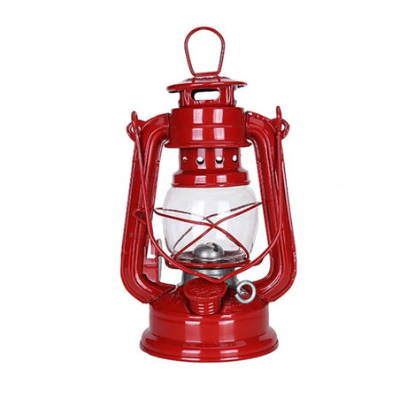 1PC 19cm Retro Outdoor Camping Kerosene Lamp Portable Lantern Bronze Colored Oil Lamp Vintage Photo Props Outdoor Camping Lights