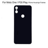 For Motorola Moto One Mobile Phone Housings Frames For Moto P30 Play XT1941-4 XT1941-3 Battery Back Cover Door Housing Case