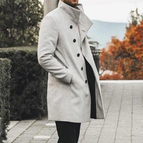 Or Jacket Mens Warm Coat Men Winter Coat Lapel Collar Long Sleeve Padded Leather Jacket Vintage Thicken Coat Sheepskin