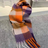 2023 New Winter Cashmere Scarf Women Design Warm Pashmina Blanket long tassel Scarves Female Shawl Wraps Thick Foulard Bufanda