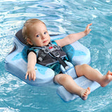 Mambobaby Float Non Inflatable Upgrade Soft Baby Swimming Float Infants Swimming Training UPF 50+ UV Sun Protection Canopy