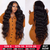 30 32 Inch Body Wave Lace Front Wig 13x4 13X6 HD Lace Frontal Wig 5X5 Glueless Closure Wig 360 Human Hair Lace Frontal Wig