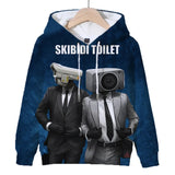 Hot Game Skibidi Toilet Print Hoodies Kids Cartoon Sweatshirts Tops Casual Boys Girls Pullovers Long Sleeve Children Sportwear