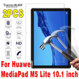 2Pcs Tempered Glass Tablet Screen Protector for Huawei MediaPad 10.4 Pro 10.8 T3 T5 T8 T10 T10S M5 M6