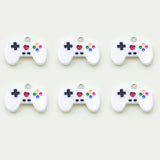 Randomly 6/10Pcs Colorful Resin Game Controller Charms Pendants For Jewelry Making DIY Earrings Necklace Bracelet Handmade