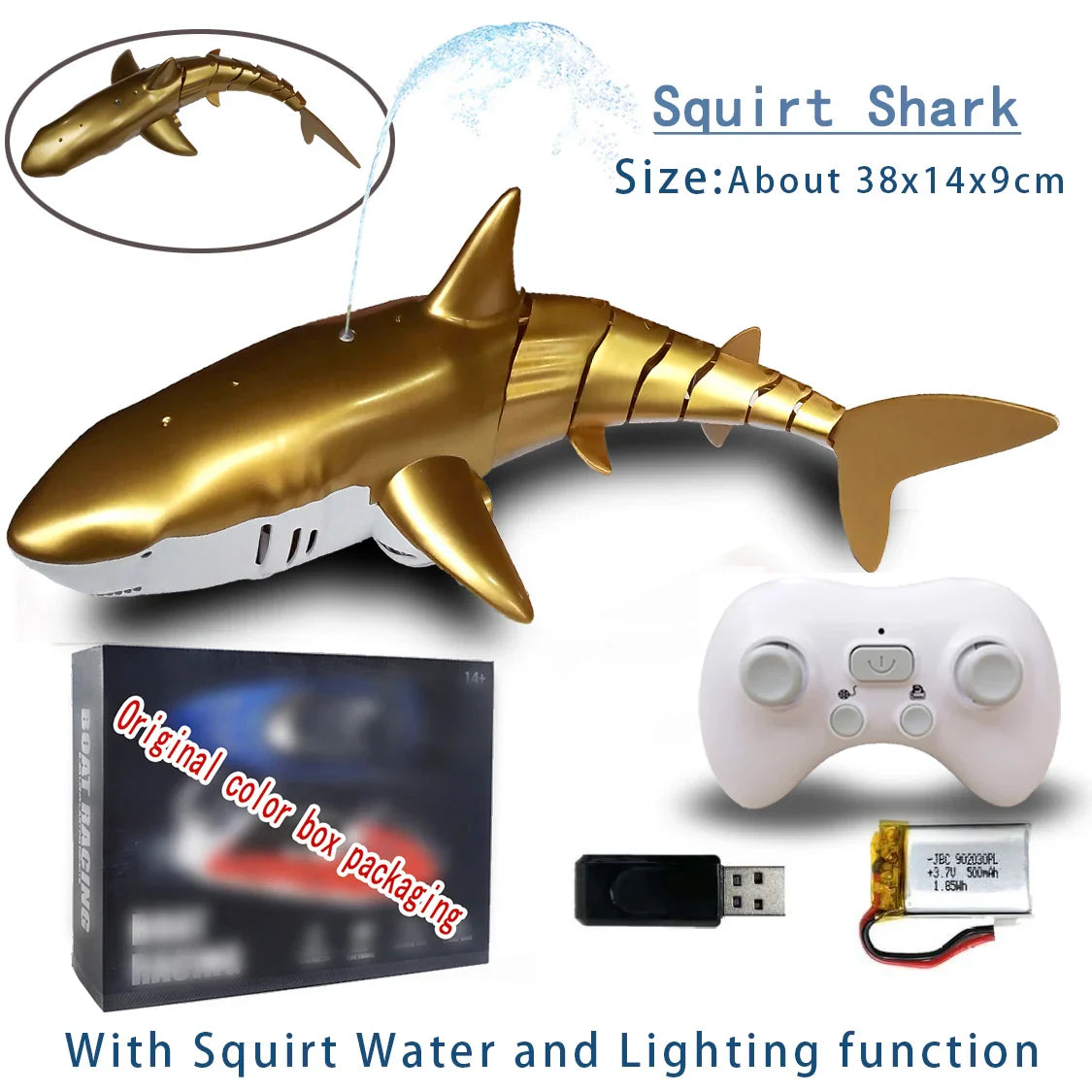 Funny RC Shark Toy Remote Control Animals Robots Bath Tub Pool Electric Toys for Kids Boys Children Cool Stuff Sharks Submarine