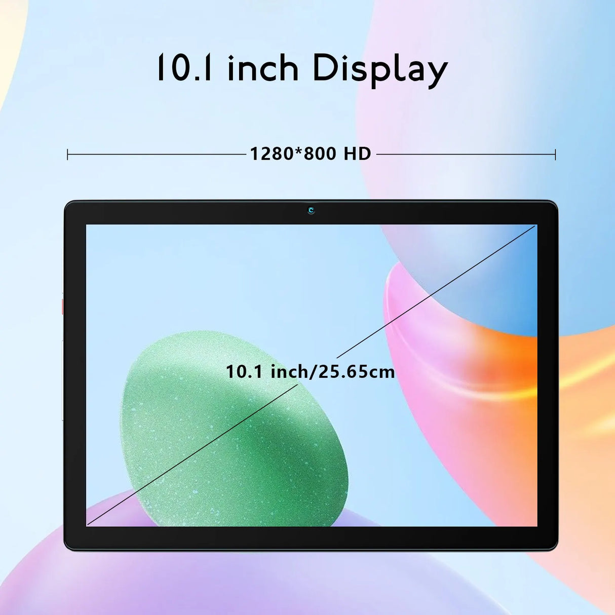 Tablet 10.1 Inch Android 12 Tablets, 2GB RAM 64GB ROM, 5000mAh Battery Quad Core IPS HD Touch Screen Tablets